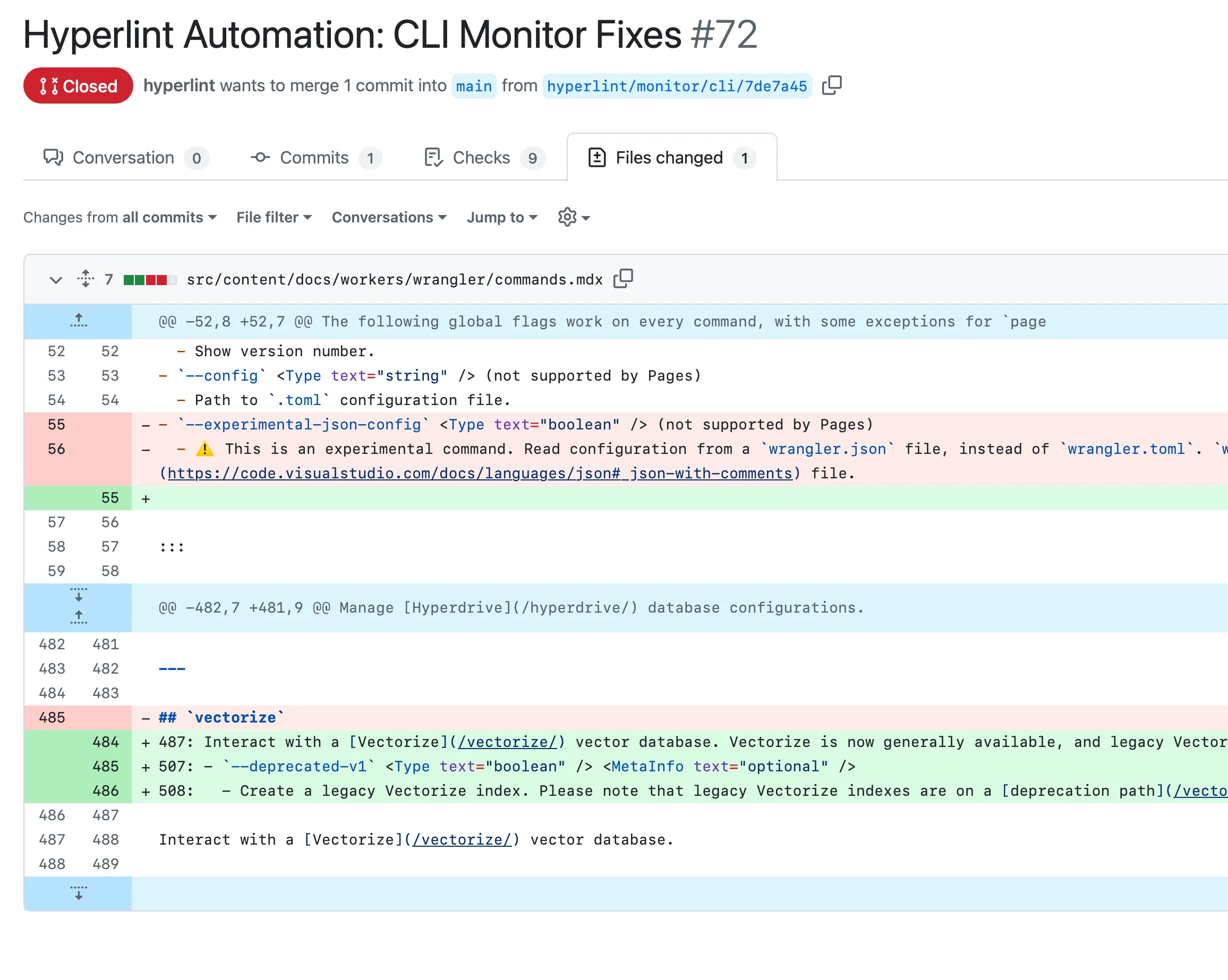 icon related to Our automations read your docs and propose fixes